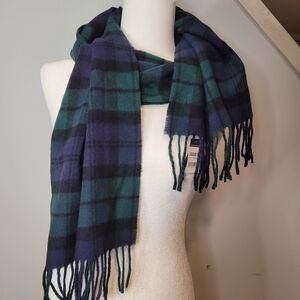 Polo Ralph Lauren Wool Scarf in Blue and Green